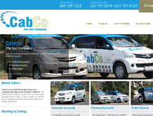 Tablet Screenshot of cabco.co.za